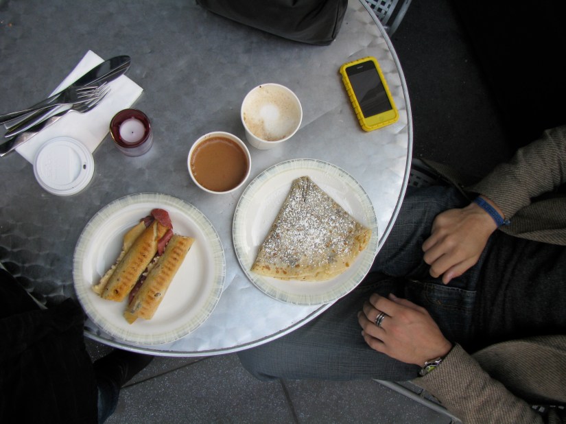 Crepes and sandwiches in The City